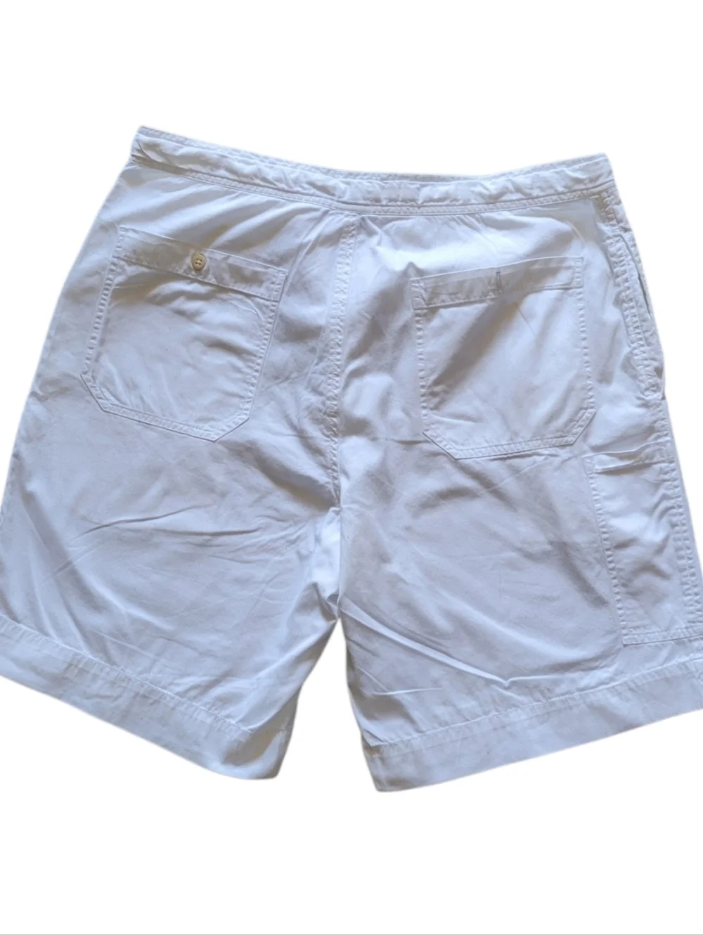 Polo by Ralph Lauren White Flat Front Men's Shorts